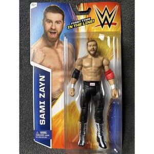2014 Mattel WWE Basic Series First Time In The Line SAMI ZAYN Figure New on Card